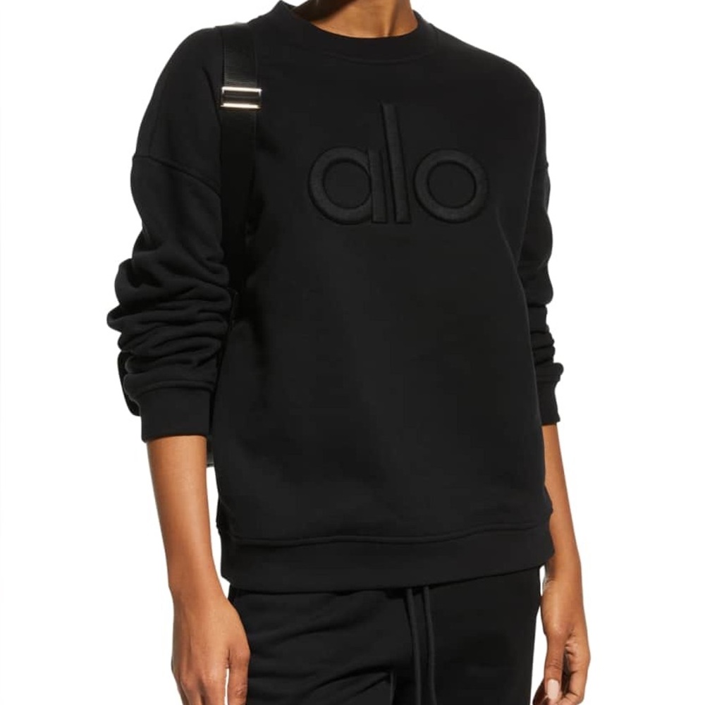 ALO Yoga Women’s Black Crewneck Sweater